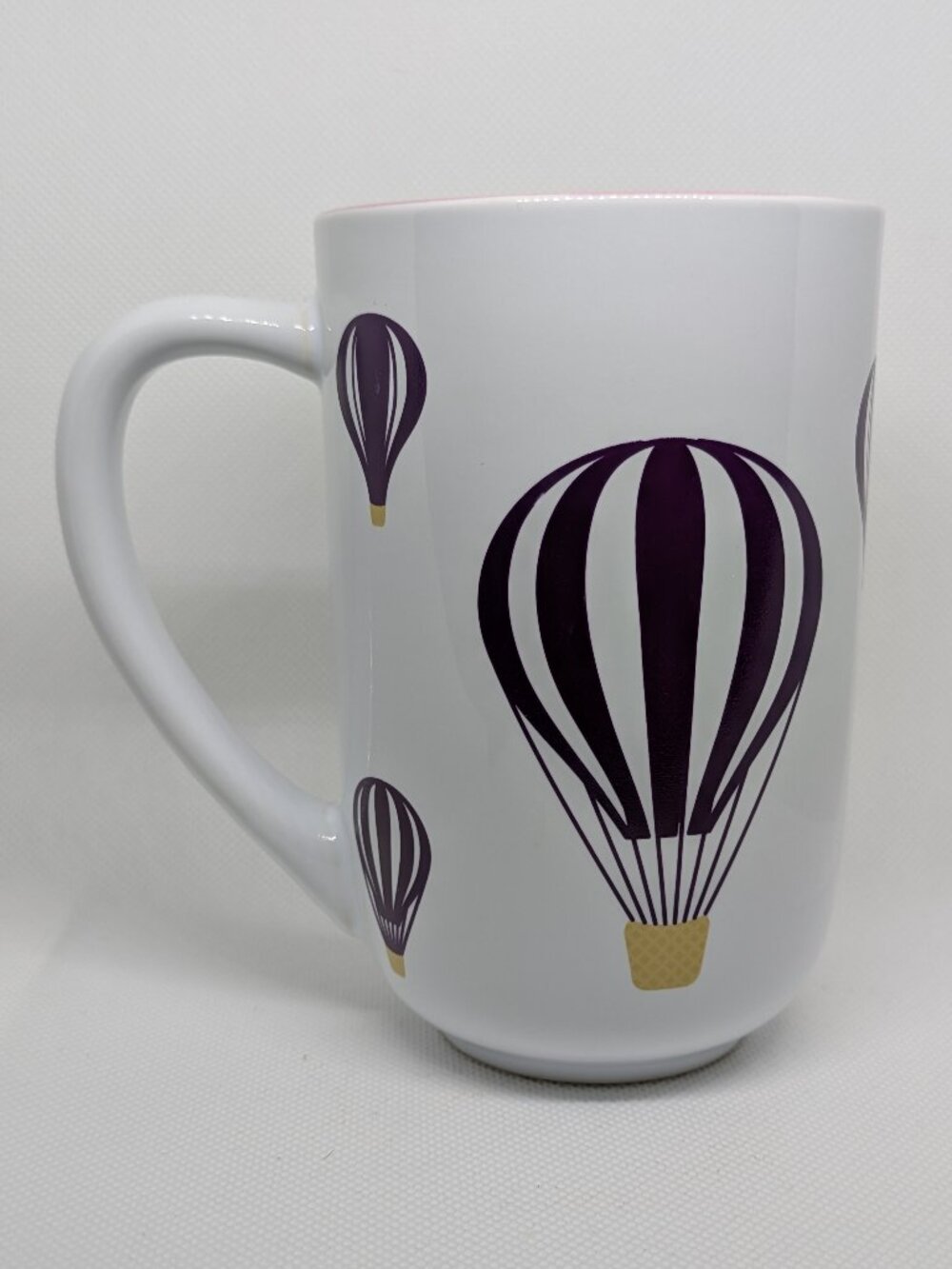 RARE Vintage 2015 DAVIDsTEA Hot Air Balloon Nordic Ceramic Tea Mug 16oz